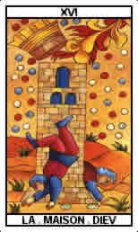 carta tarot torre